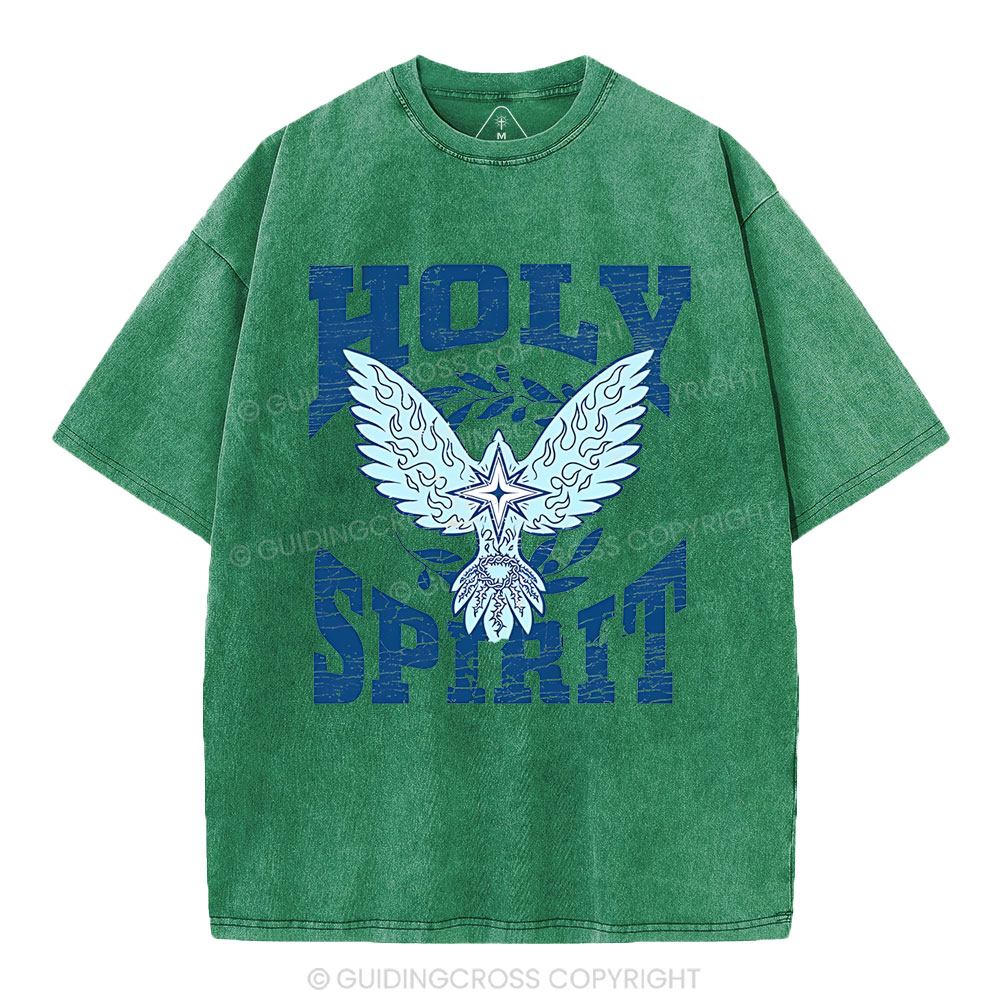 Holy Spirit Christian Washed T-Shirt