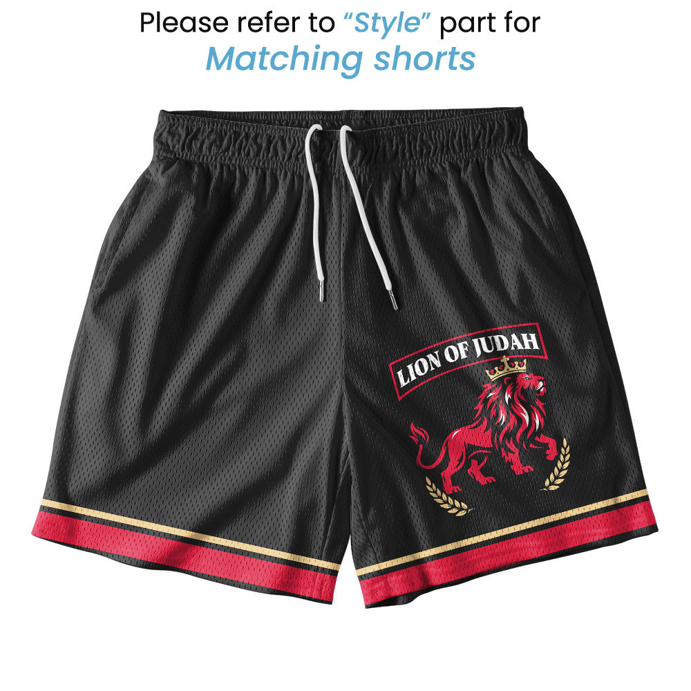 Lion Of Judah Christian Mesh Jersey 