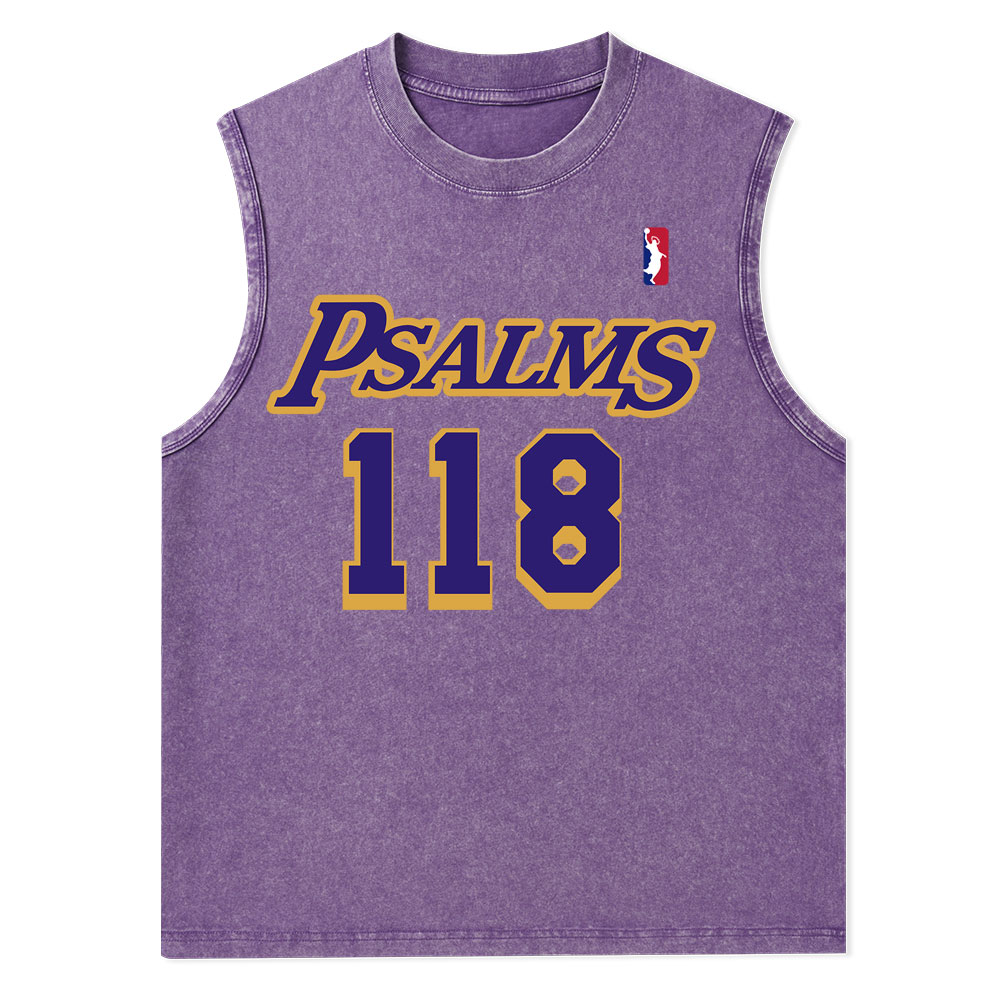 Faith Over Fear Christian Washed Tank Top