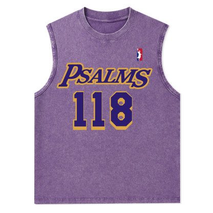 Faith Over Fear Christian Washed Tank Top