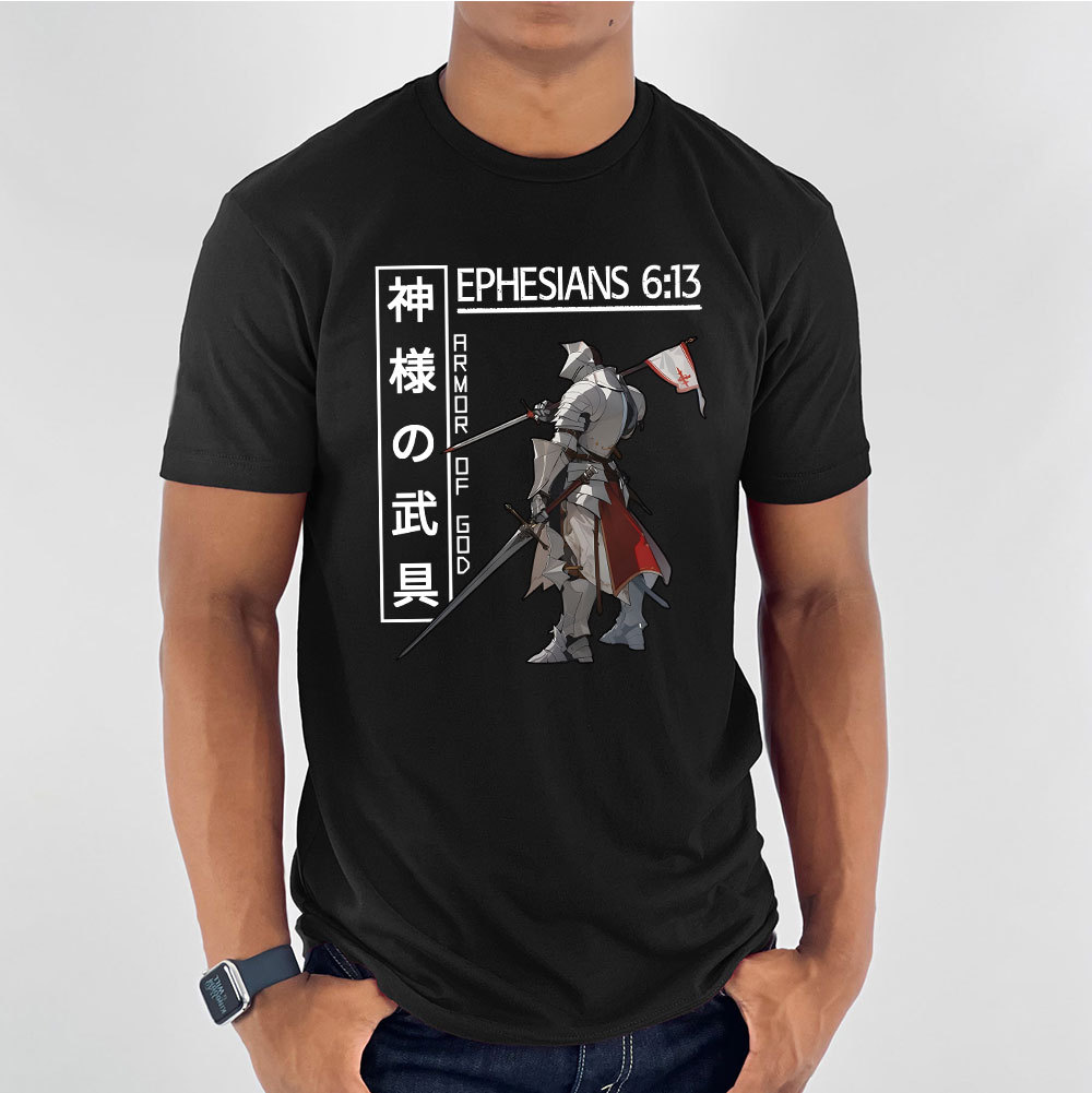 Armor Of God Anime Christian T-Shirt