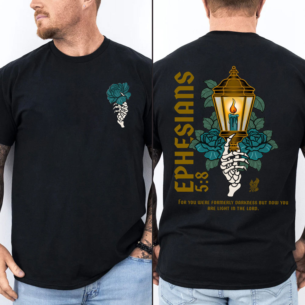 For You Were Formerly Darkness Christian T-Shirt