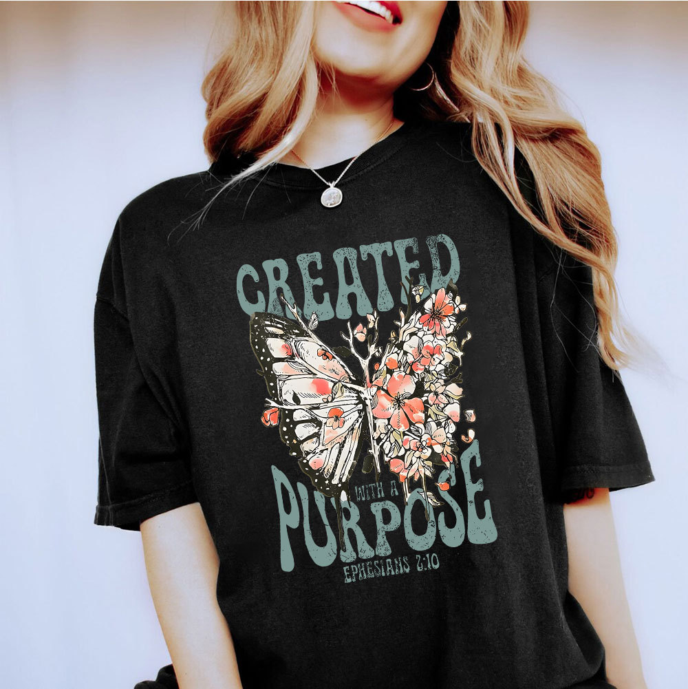 Created With A Purpose Christian T-Shirt