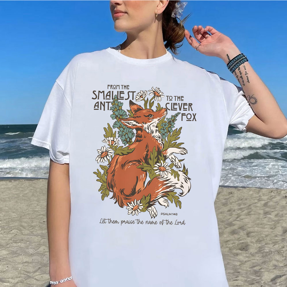 From The Smallest And To The Clever Fox Christian T-Shirt