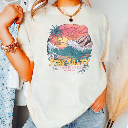 Stay Salty Christian T-Shirt