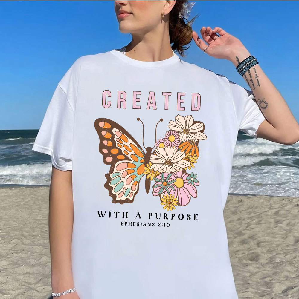 Created With Purpose Christian T-Shirt