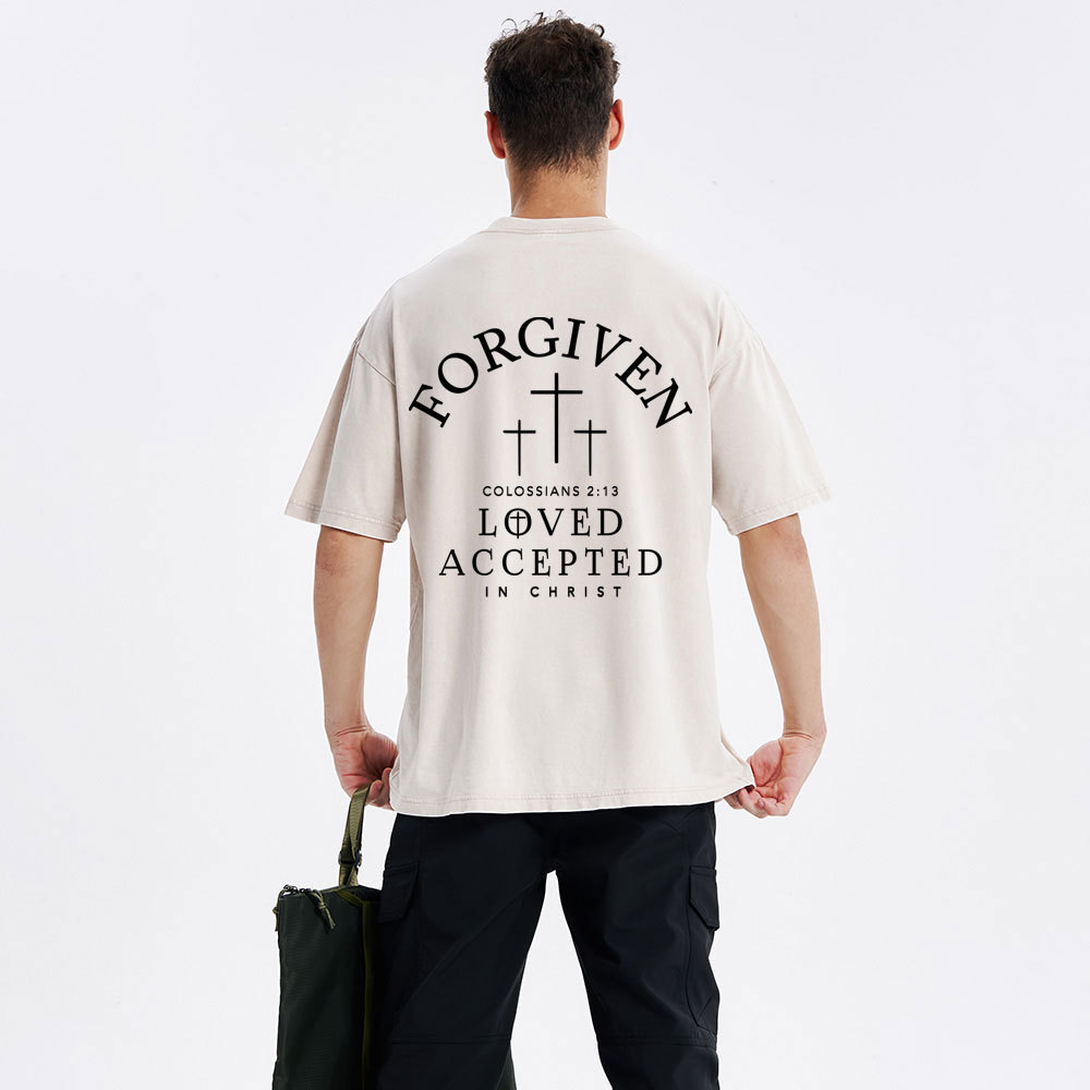 Forgiven Christian Washed T-Shirt