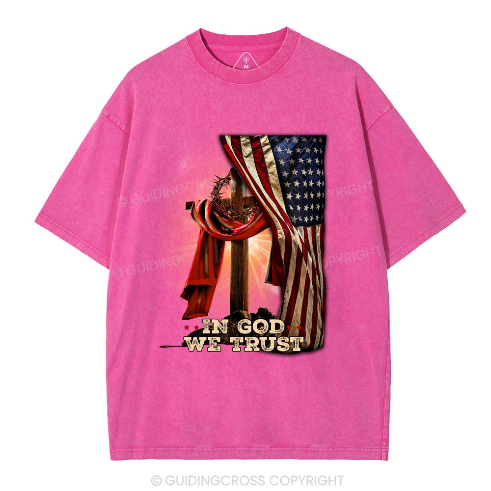 In God We Trust Christian Washed T-Shirt