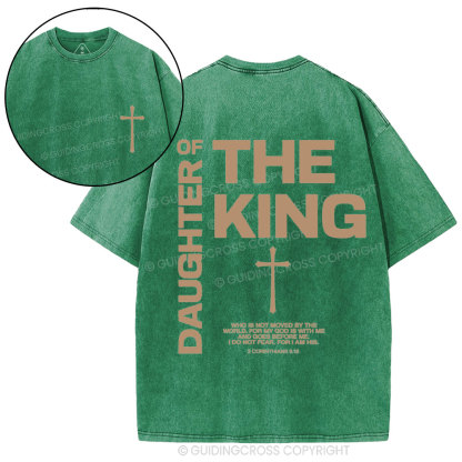 Daughter Of The King Christian Washed T-Shirt