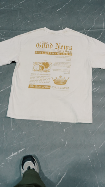 The Good News Christian Washed T-Shirt