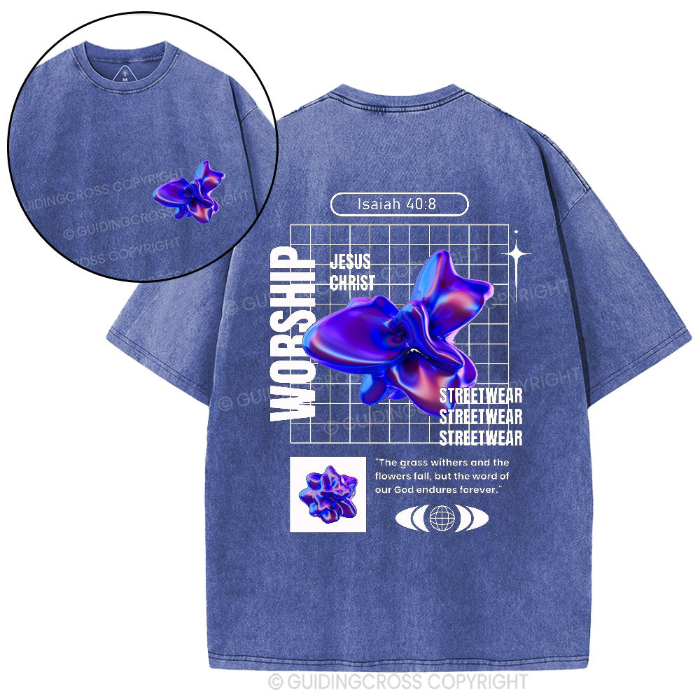 Worship Christian Washed T-Shirt