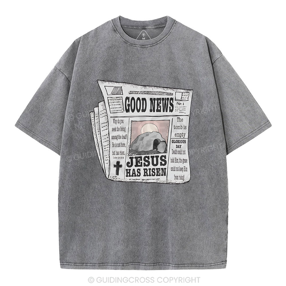 Good News  Christian Washed T-Shirt