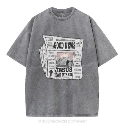 Good News  Christian Washed T-Shirt