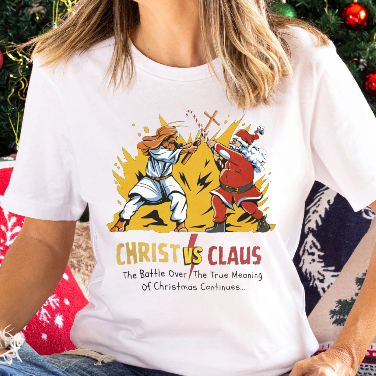 The True Meaning Of Christmas Christian T-Shirt