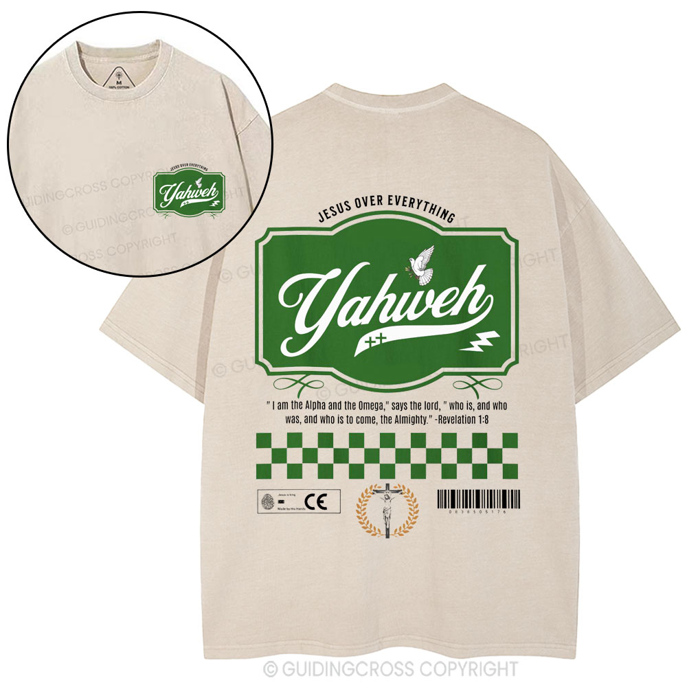YAHWEH Christian Washed T-Shirt