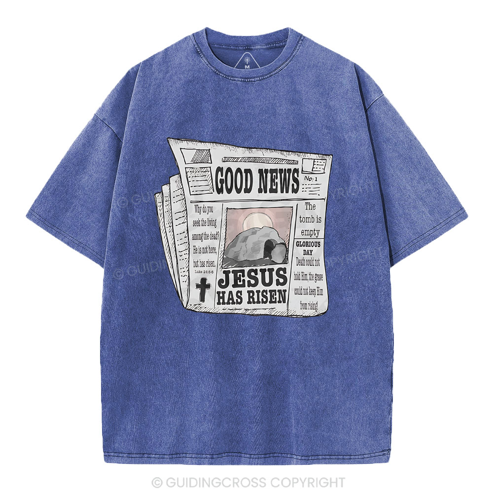 Good News  Christian Washed T-Shirt