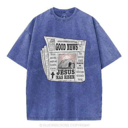 Good News  Christian Washed T-Shirt