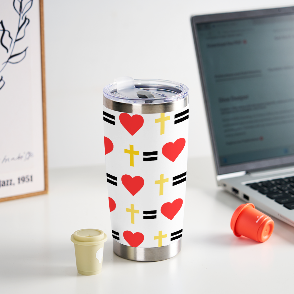 Personalized Cross Tumbler