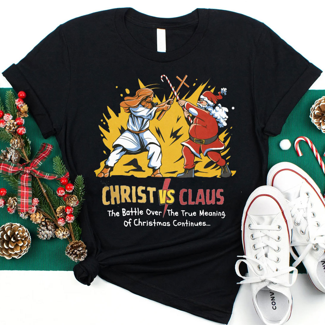 The True Meaning Of Christmas Christian T-Shirt