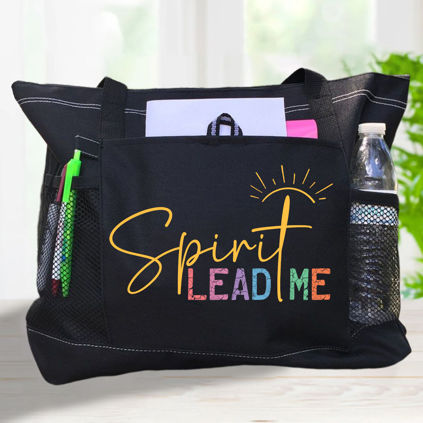 Spirit Lead Me Christian Tote Bag