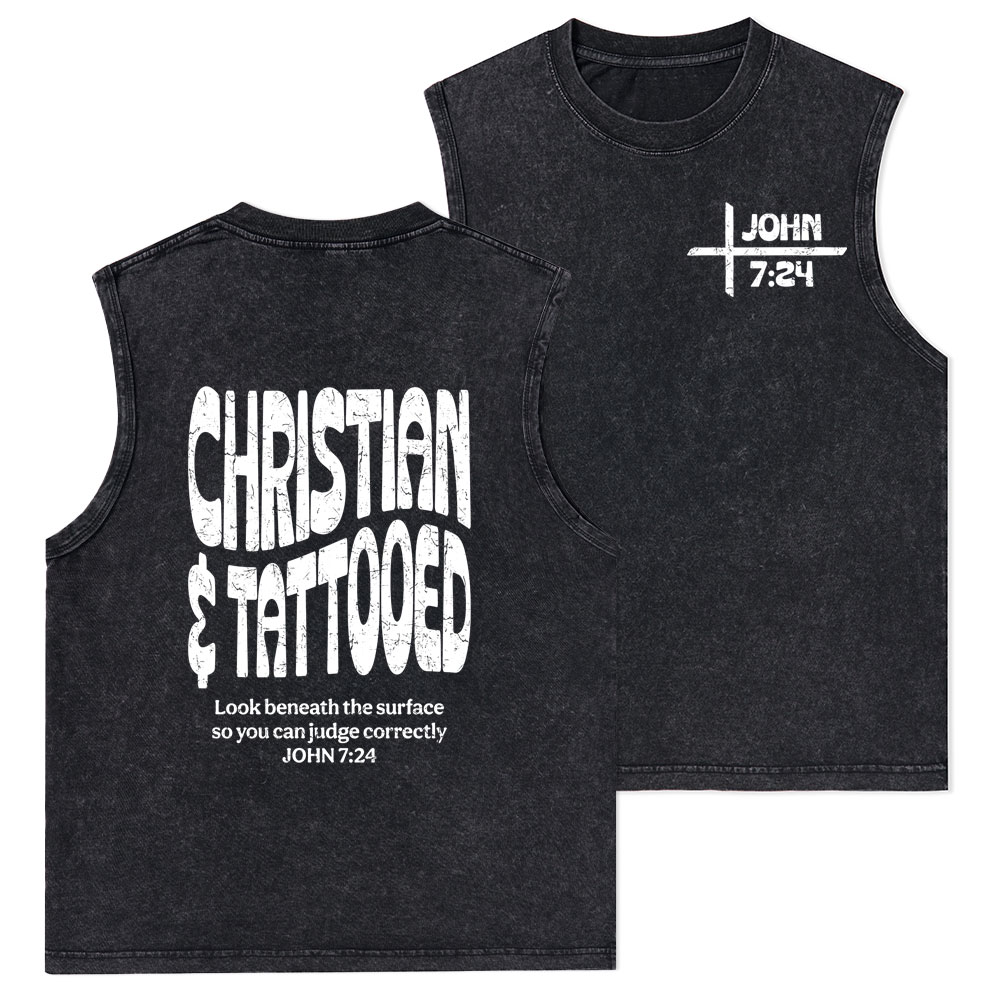 Sample Christian Washed Tank Top Sale - GuidingCross