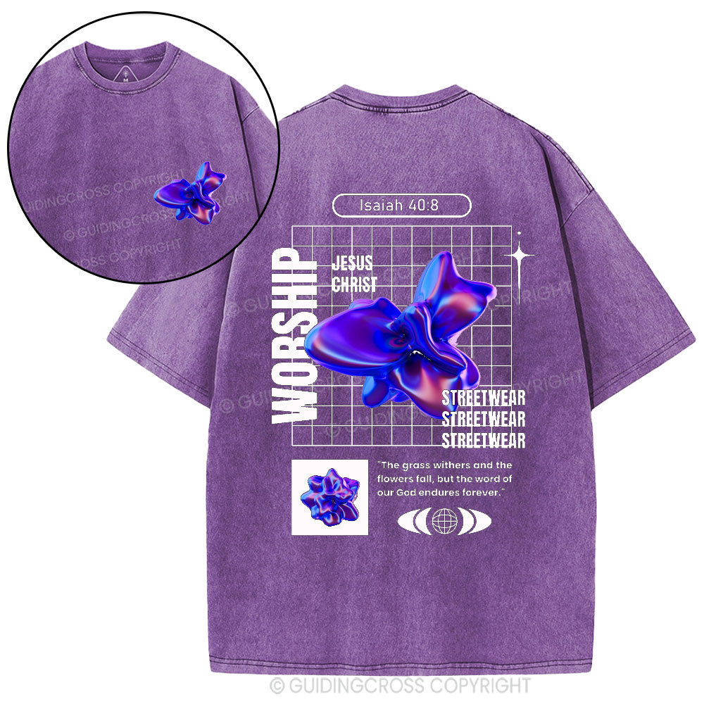Worship Christian Washed T-Shirt