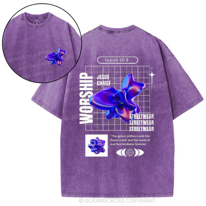 Worship Christian Washed T-Shirt