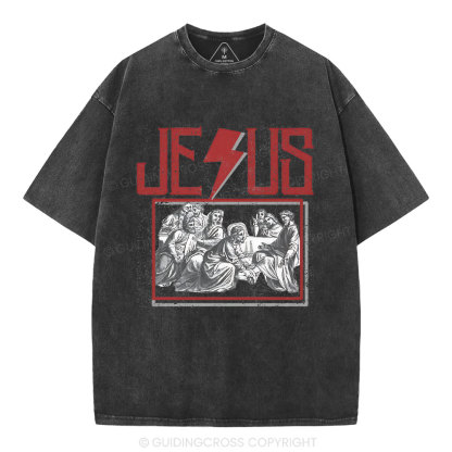 Jesus Christian Washed T-Shirt