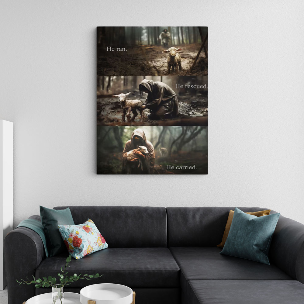 The Good Shepherd DIY Christian Canvas Wall Art