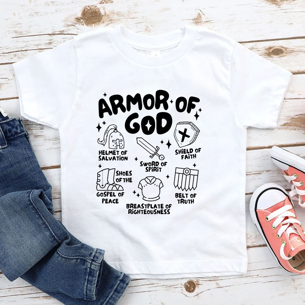 Armor of God Kids T-Shirt Sale-GuidingCross