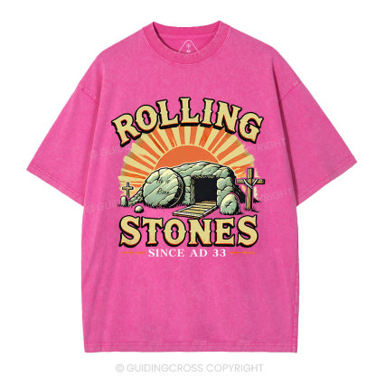 Rolling Stone Street Christian Washed T-Shirt