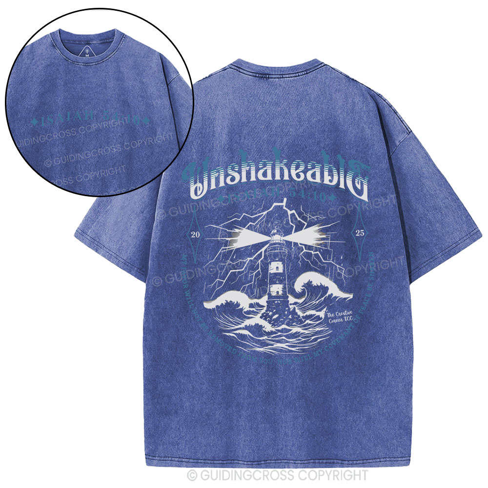 Unshakeable Christian Washed T-Shirt