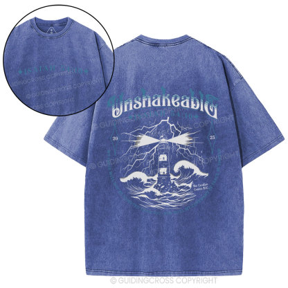 Unshakeable Christian Washed T-Shirt