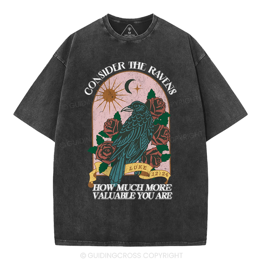 Consider The Ravens Christian Washed T-Shirt