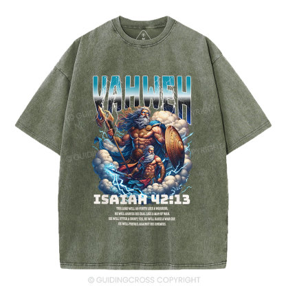 Yahweh Christian Washed T-Shirt