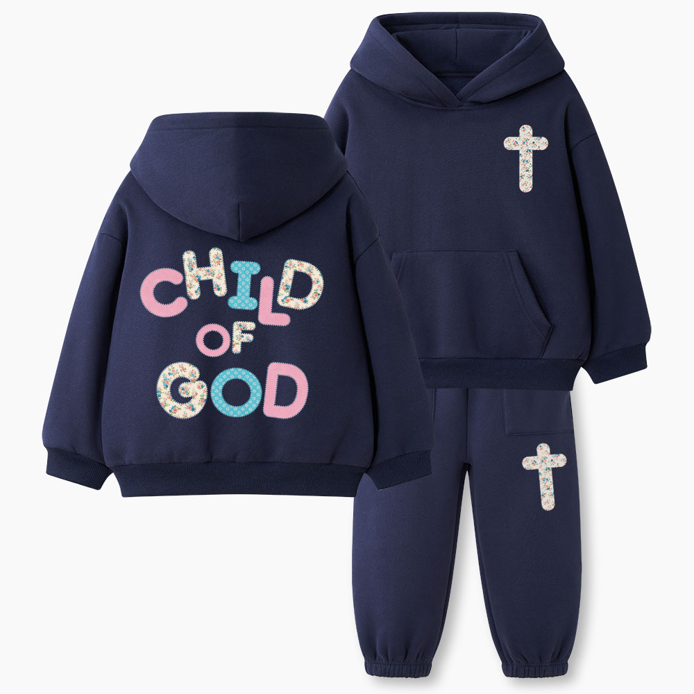 Child Of God Christian Kid Fleece Hoodie Set