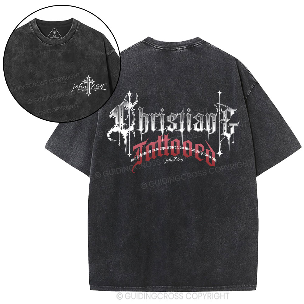 New-Sample Christian Washed T-Shirt Sale - GuidingCross