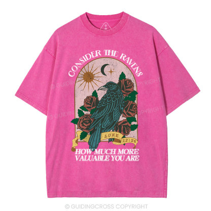 Consider The Ravens Christian Washed T-Shirt