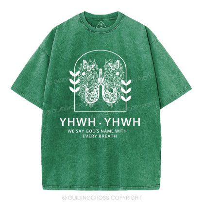 YHWH Christian Washed T-Shirt