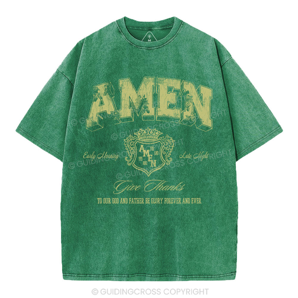 Amen Christian Washed T-Shirt