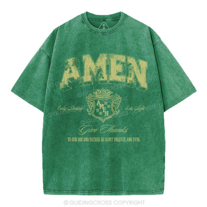 Amen Christian Washed T-Shirt