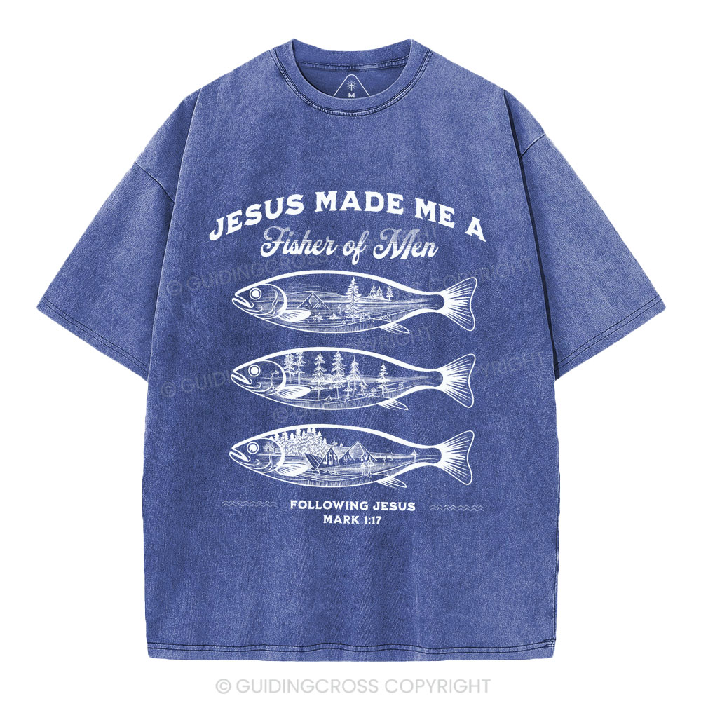 Fisher Of Men Christian Washed T-Shirt