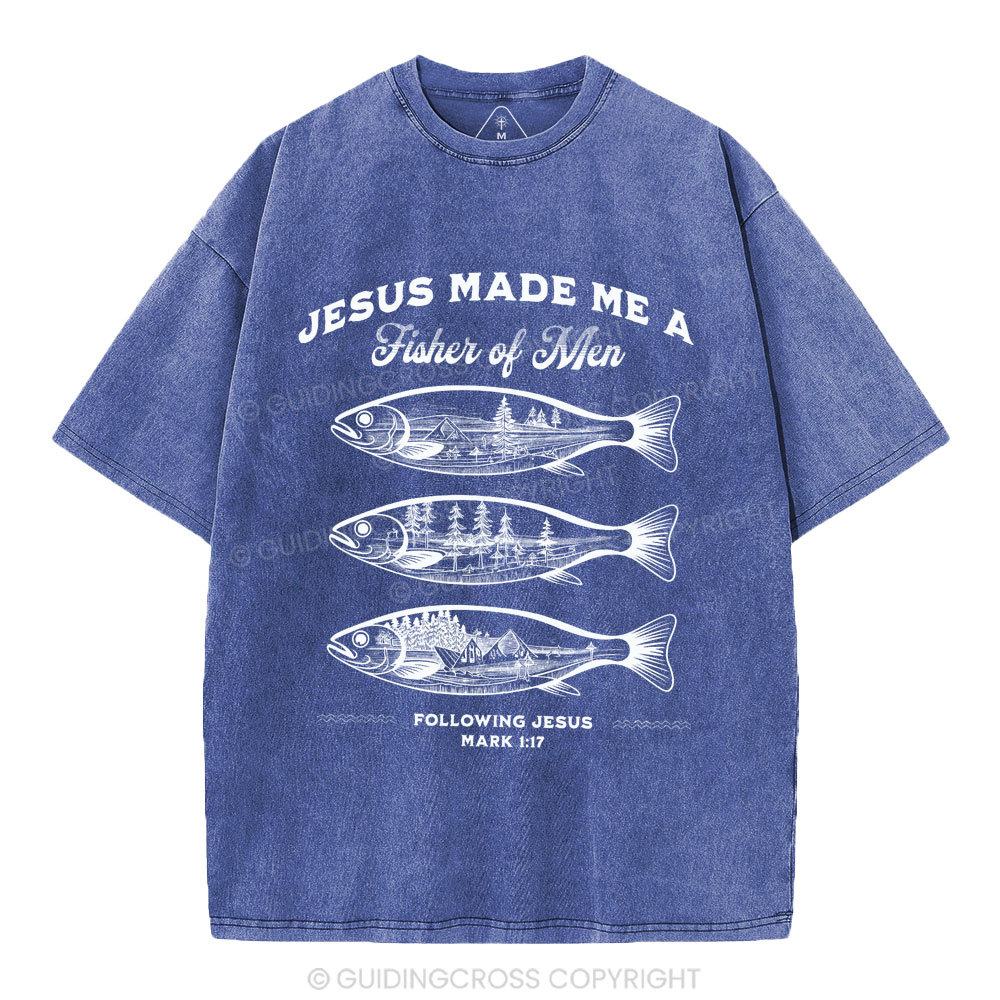 Fisher Of Men Christian Washed T-Shirt