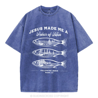 Fisher Of Men Christian Washed T-Shirt