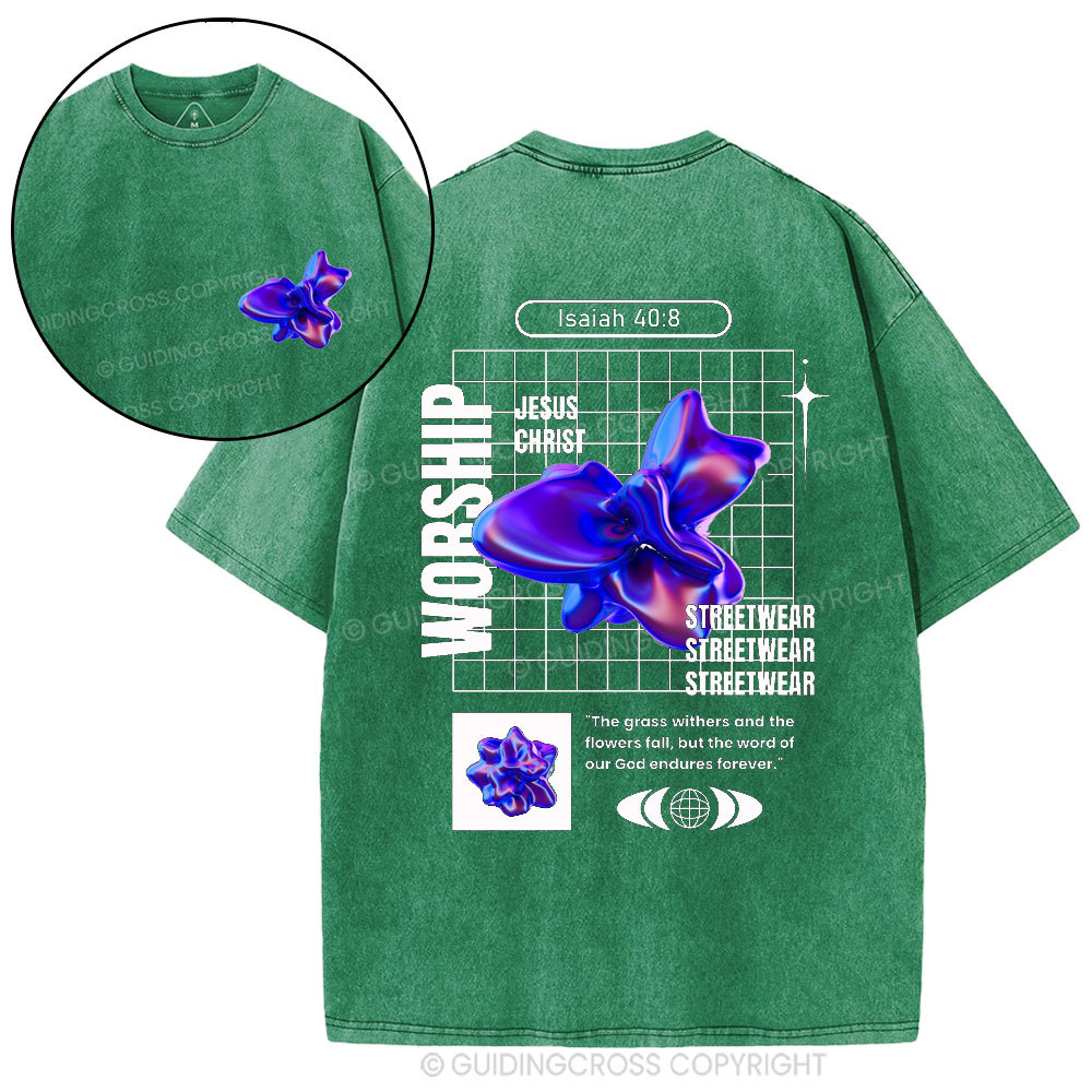 Worship Christian Washed T-Shirt