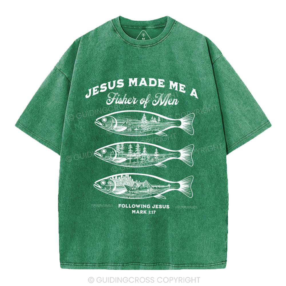 Fisher Of Men Christian Washed T-Shirt