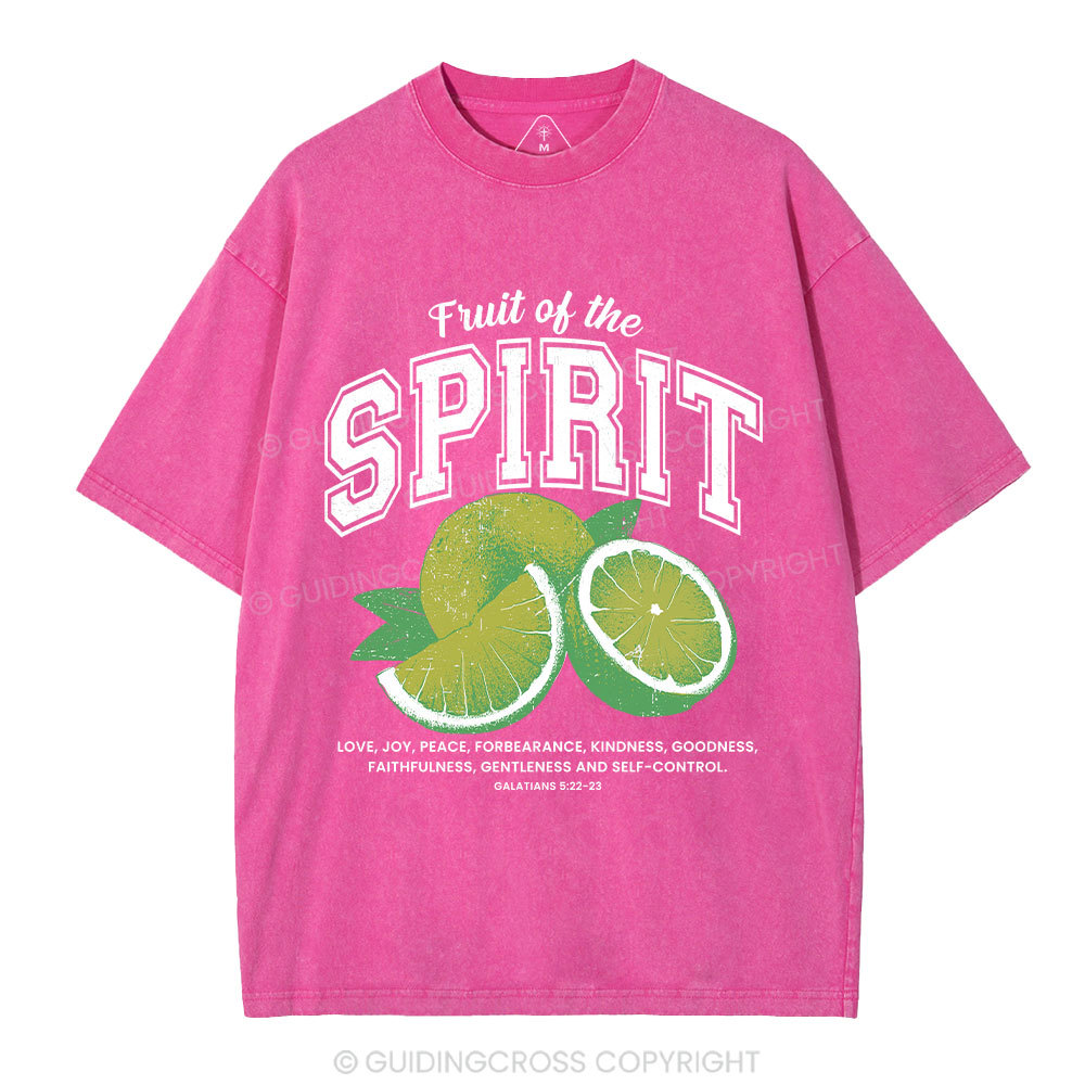 Fruit Of The Spirit Christian Washed T-Shirt