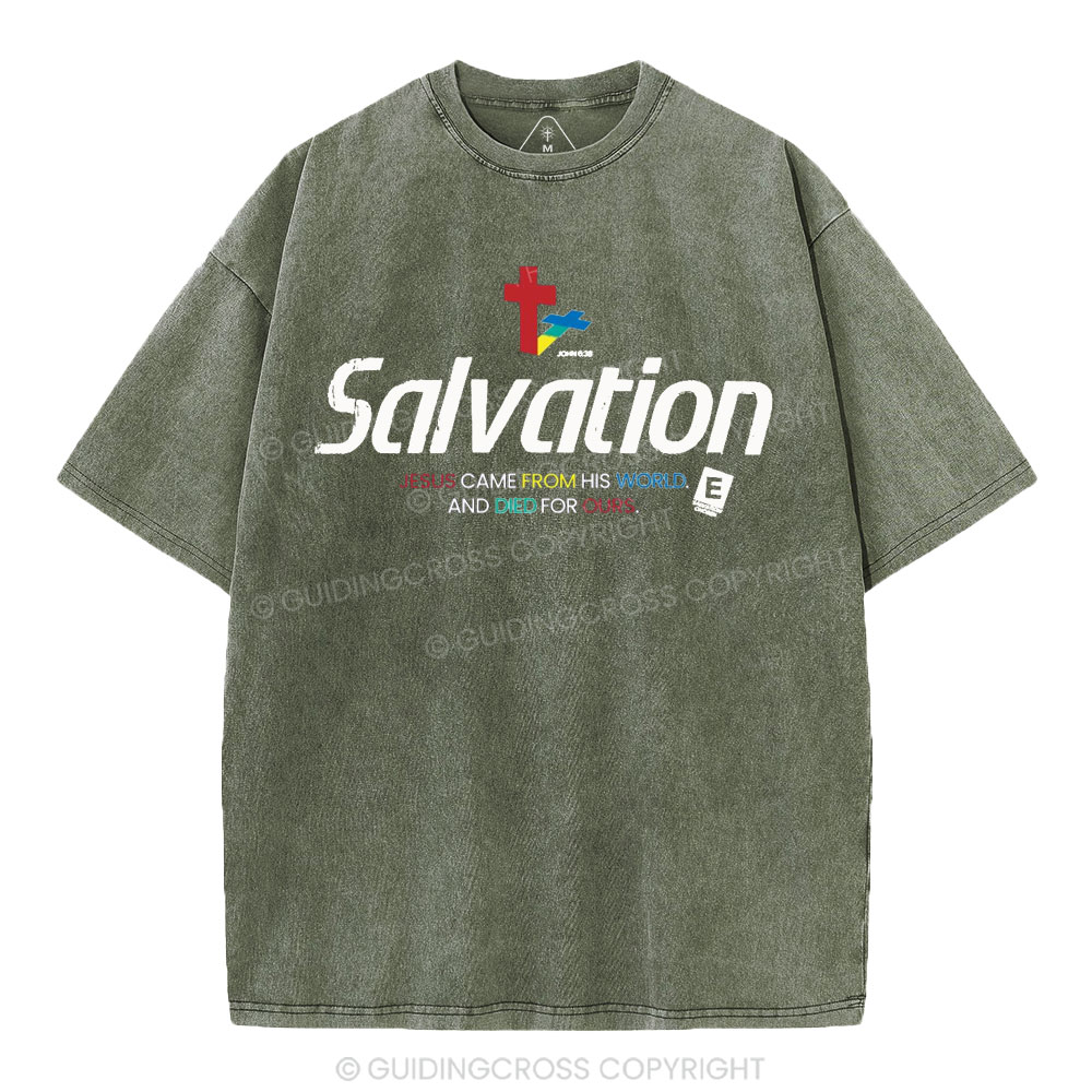 Salvation Christian Washed T-Shirt