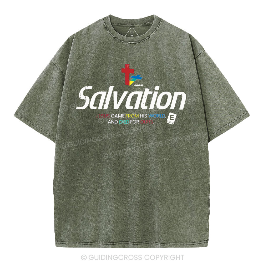 Salvation Christian Washed T-Shirt