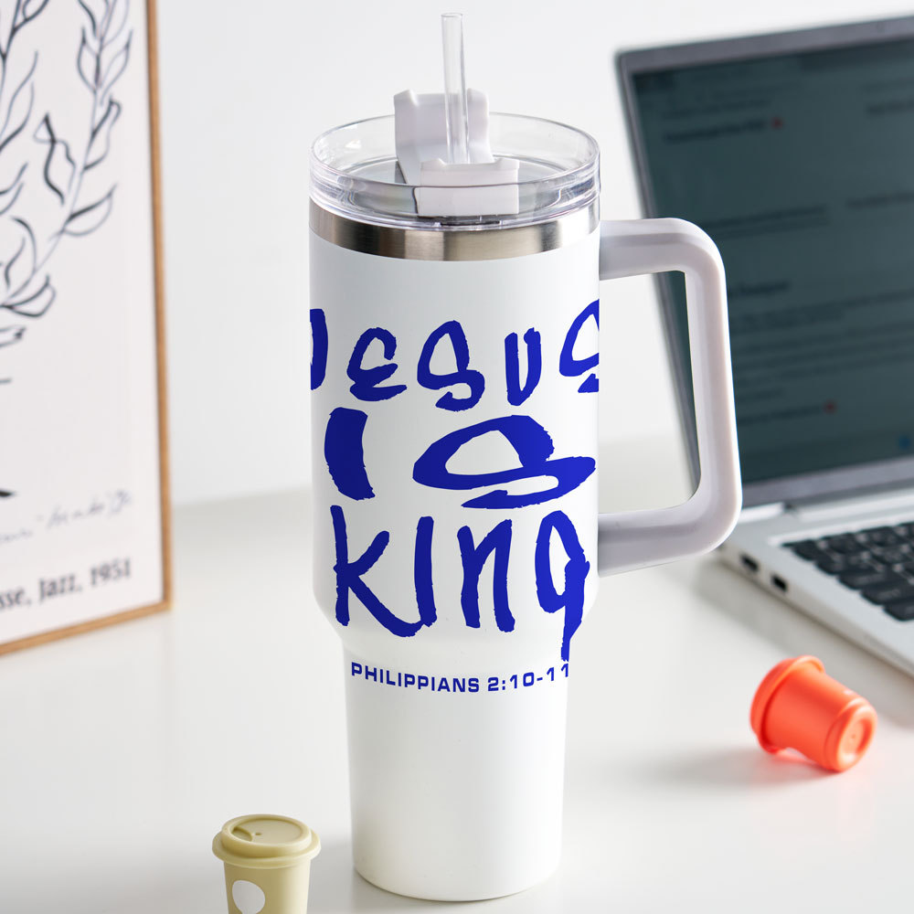 Jesus Is King Christian 40OZ Tumbler